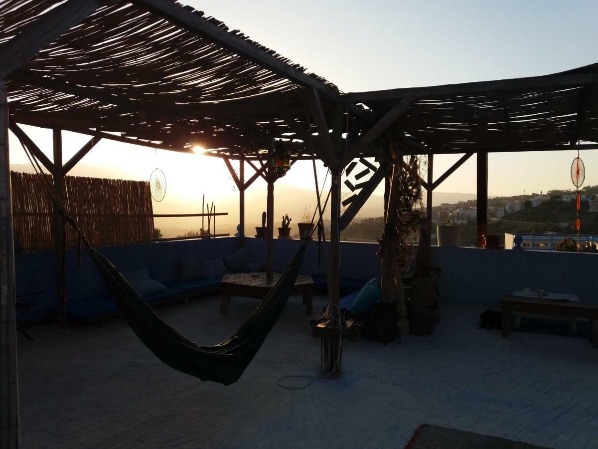 Alibaba Apartment Hostel Bamboo Rooftop Room Chefchaouen Εξωτερικό φωτογραφία